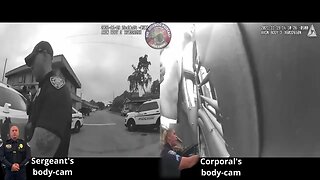 Florida Sgt. accused of choking female cop; combined bodycam video reveals new information. PART 1.