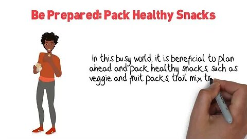 Be Prepared Pack Healthy Snacks