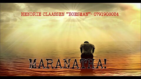 MARANATHA! - DAAGLIKSE WOORD