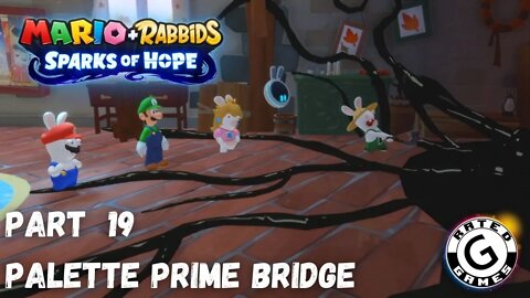 Mario + Rabbids Spark of Hope Gameplay - No Commentary Walkthrough Part 19 - Palette Prime Bridge