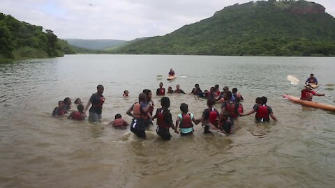 SOUTH AFRICA- Durban- eThekwini's inaugural girl child camp fun and empowering (y7V)