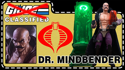 Dr. Mindbender - SDCC 2022 - GI Joe Classified 43 - Unboxing & Review