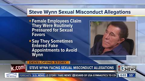Report: Steve Wynn accused of sexual misconduct