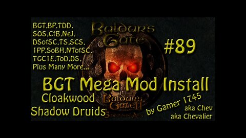 Let's Play Baldur's Gate Trilogy Mega Mod Part 89 - Cloakwood Shadow Druids