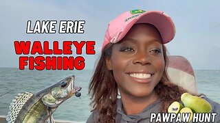 Catching Giant Walleye in Lake Erie & Successful Pawpaw Hunting Adventure