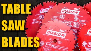 Choosing the Best Table Saw Blades: Woodworking for Beginners #30