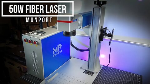 Monport 50w Fiber Laser 300x300mm (12x12in) Work Area