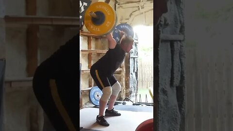 120 kg / 265 lb - Snatch + Overhead Squat - Weightlifting Training