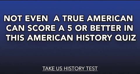 Are you a true American?