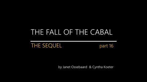 THE SEQUEL TO THE FALL OF THE CABAL - Part 16: Depopulation – Extinction Tools Numbers 8-9