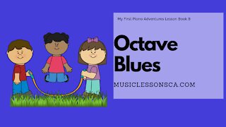 Piano Adventures Lesson Book B - Octave Blues