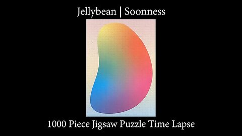 Jellybean 1000-Piece Jigsaw Puzzle Time Lapse!