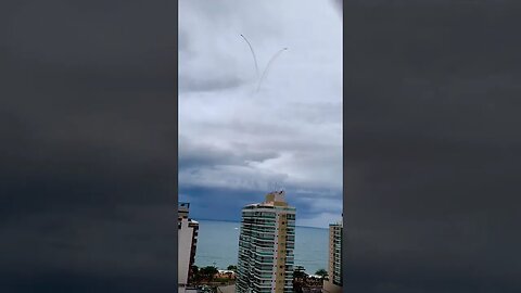 Esquadrilha da fumaça em Vila Velha