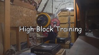 Weightlifting Training - High Block Work