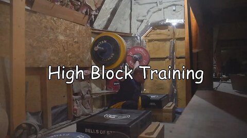 Weightlifting Training - High Block Work