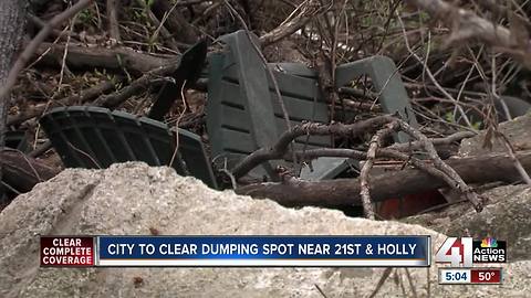 City plans to build alleyway to prevent illegal dumping in KCMO neighborhood