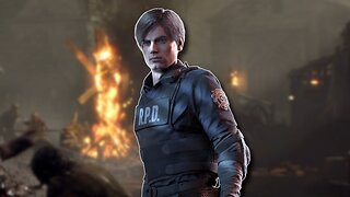 "╰☆☆👻 Scary Time: Resident Evil 2 Remake Leon Side Stream!"