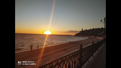 Russia Promenade in Khabarovsk. Fat East