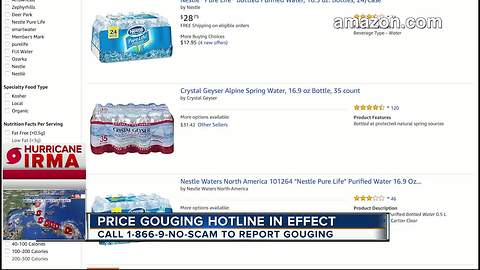 Fla. Attorney General calls price gouging 'disgusting' ahead of Hurricane Irma