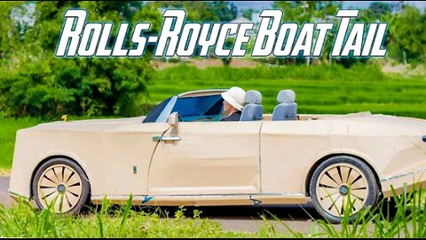 Full 90 Days Build Rolls Royce Boat Tail For My Son [ CardBoard ]