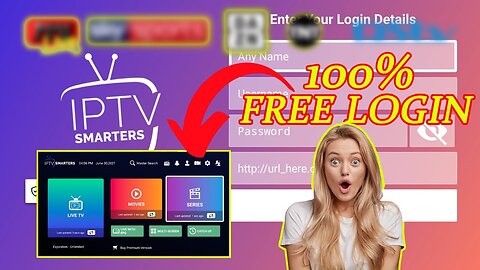 How to get FREE LOGIN on IPTV Smarters pro (2024)