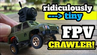 Ridiculously Tiny RC 4x4 Crawler - Climb Test & FPV Review!!!