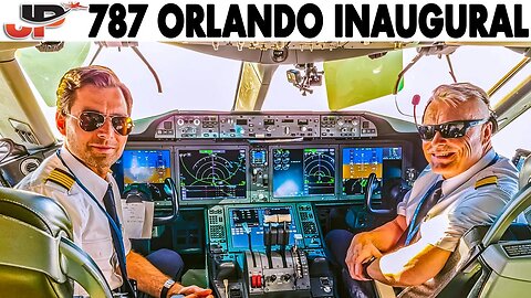 Norse Cockpit Boeing 787 Inaugural Flight to Orlando