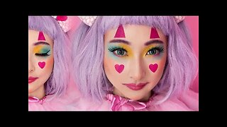 I transformed into a Lolita Clown! | Halloween Makeup