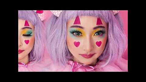 I transformed into a Lolita Clown! | Halloween Makeup