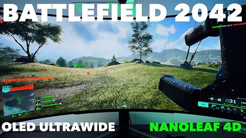 Battlefield 2042 is so IMMERSIVE on a monitor like this... PC Gameplay with Nanoleaf 4D