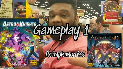 Astro Knights - Gameplay 1 | Reimplements Aeon's End | Co-Op Boss Battle DeckBuilder | Gen Con