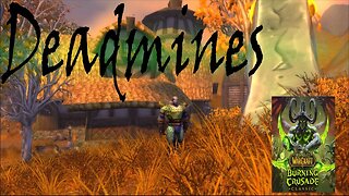 Draenei Paladin running through Deadmines with a couple friends | World of Warcraft: Burning Crusade