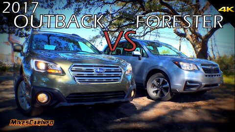 Ultimate Comparison: 2017 Subaru Outback vs Forester