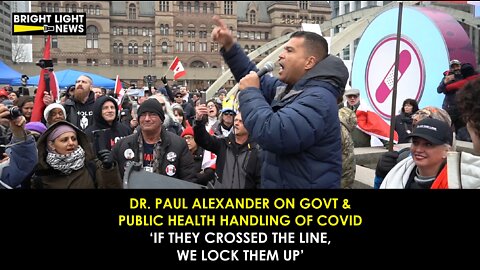 'If They Crossed The Line, Lock Them Up!' - Dr. Paul Alexander on Covid Officials