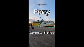 Taking the ferry from Coron to El Nido, Philippines