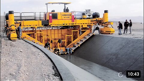 Incredible Modern Road Construction Machine Technology - Fastest Concrete Paving Equipment Machines