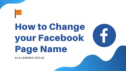 How to change Facebook Page Name