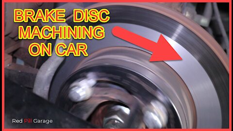 How To Machine Brake Discs On The Car. Ep6