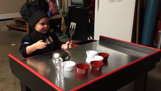 Hibachi Baby Cooks Up Some Entertainment