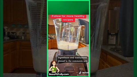 Piña Colada Protein Smoothie For Weight Loss! #tiktok #weightloss #drink #diet #ytshort #shorts