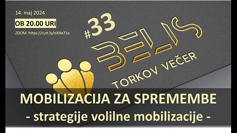 LIVE - #33 Torkov Večer - Mobilizacija za spremembe
