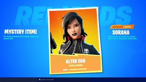 NEW *SECRET* ALTER EGO SKIN LEAKED! - CHAPTER 2 SORANA SKIN REVEALED! FORTNITE ALTER EGO CHALLENGES!