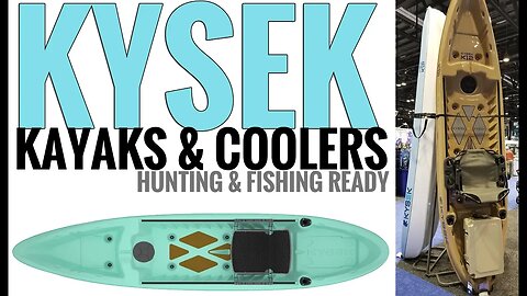 Kysek K12 Hunting & Fishing Kayaks: COOLER INCLUDED