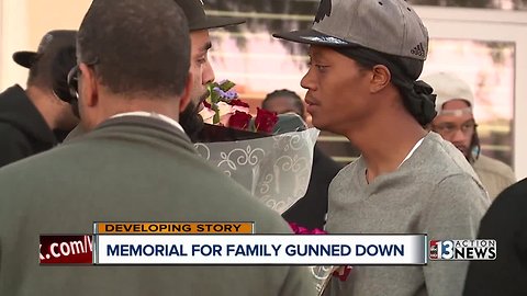 Vigil held for family gunned down