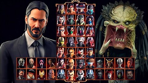 Mortal Kombat 9 - Expert Ladder (John Wick) - Gameplay @(1080p) 60FPS