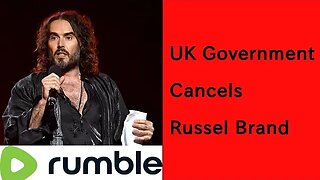 BREAKING NEWS!! Russel Brand vs UK Government! Rumble gives them the finger