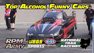 NHRA Top Alcohol Funny Car Qualifying JEGS SPORTSNationals