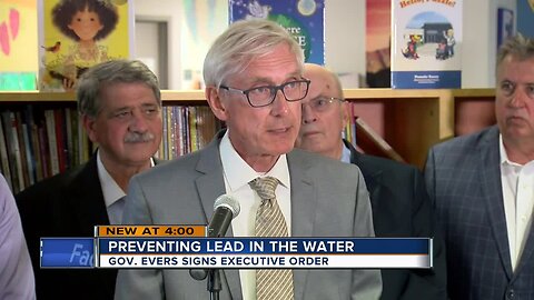 Gov. Tony Evers signs executive order in an effort to prevent lead in drinking water