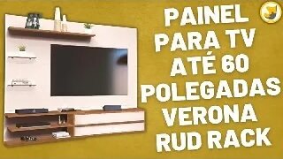 Painel para TV até 60 Polegadas Verona Rud Rack