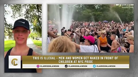 This Is ILLEGAL 🫣 - Men and Women Get Naked In Front Of Children At NYC Pride 🏳️‍🌈